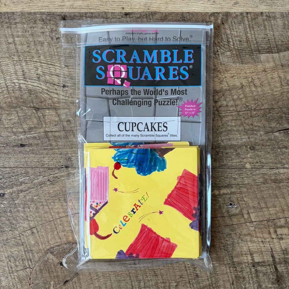 Scramble Squares Cupcakes 9 Piece Puzzle